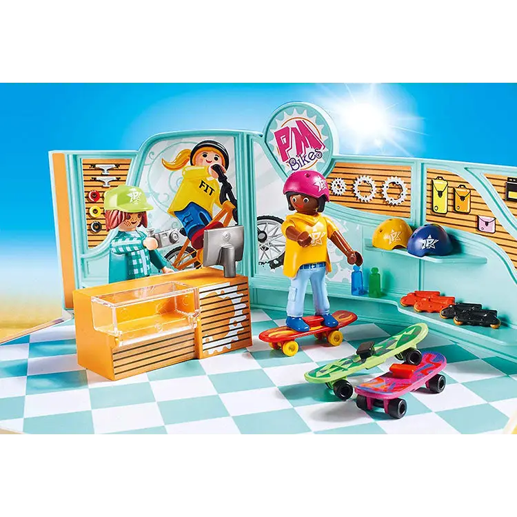 Playmobil City Life Bike and Skate Shop 9402 (for Kids 5