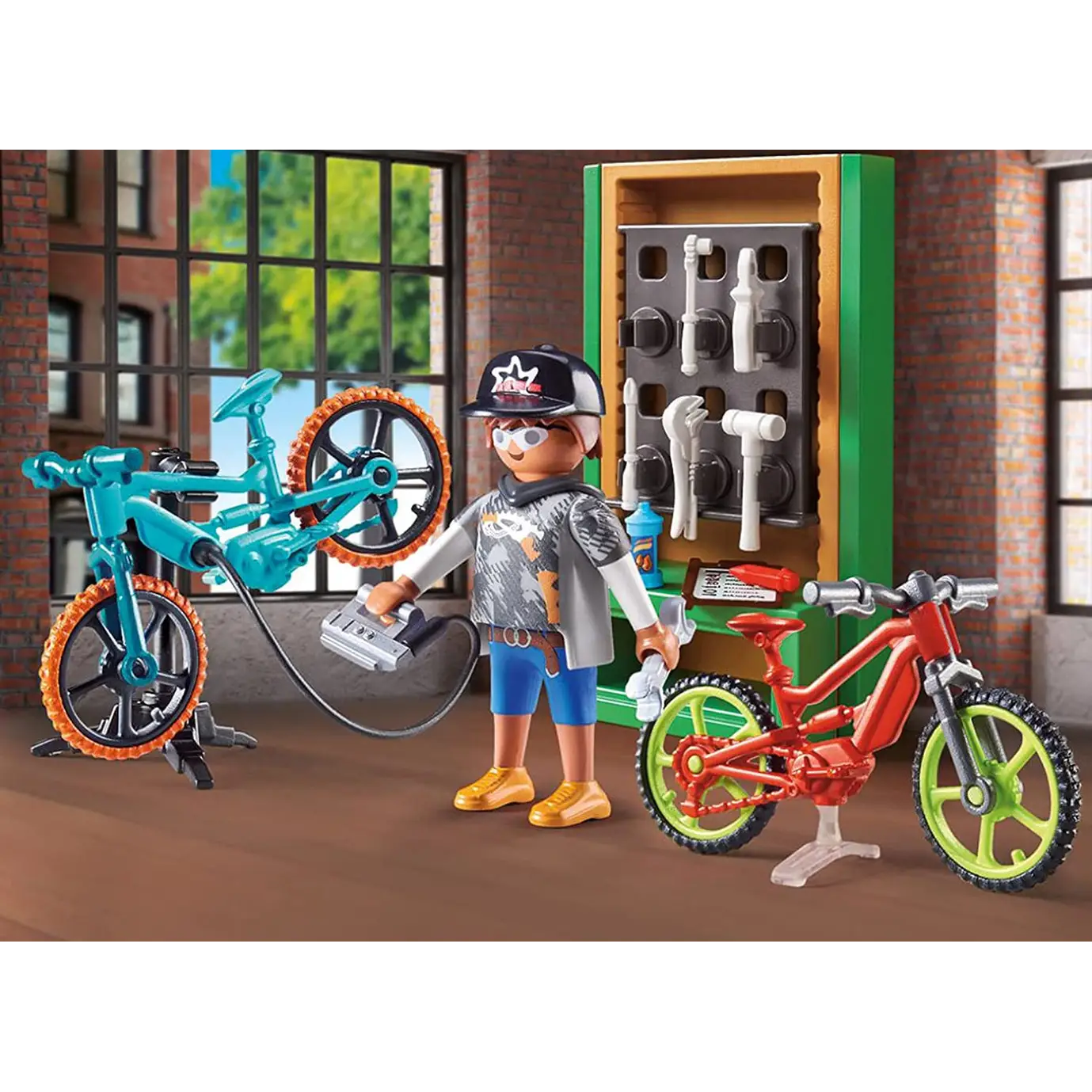 Playmobil City Life - Bike Workshop Gift Set 70674 (for Kids
