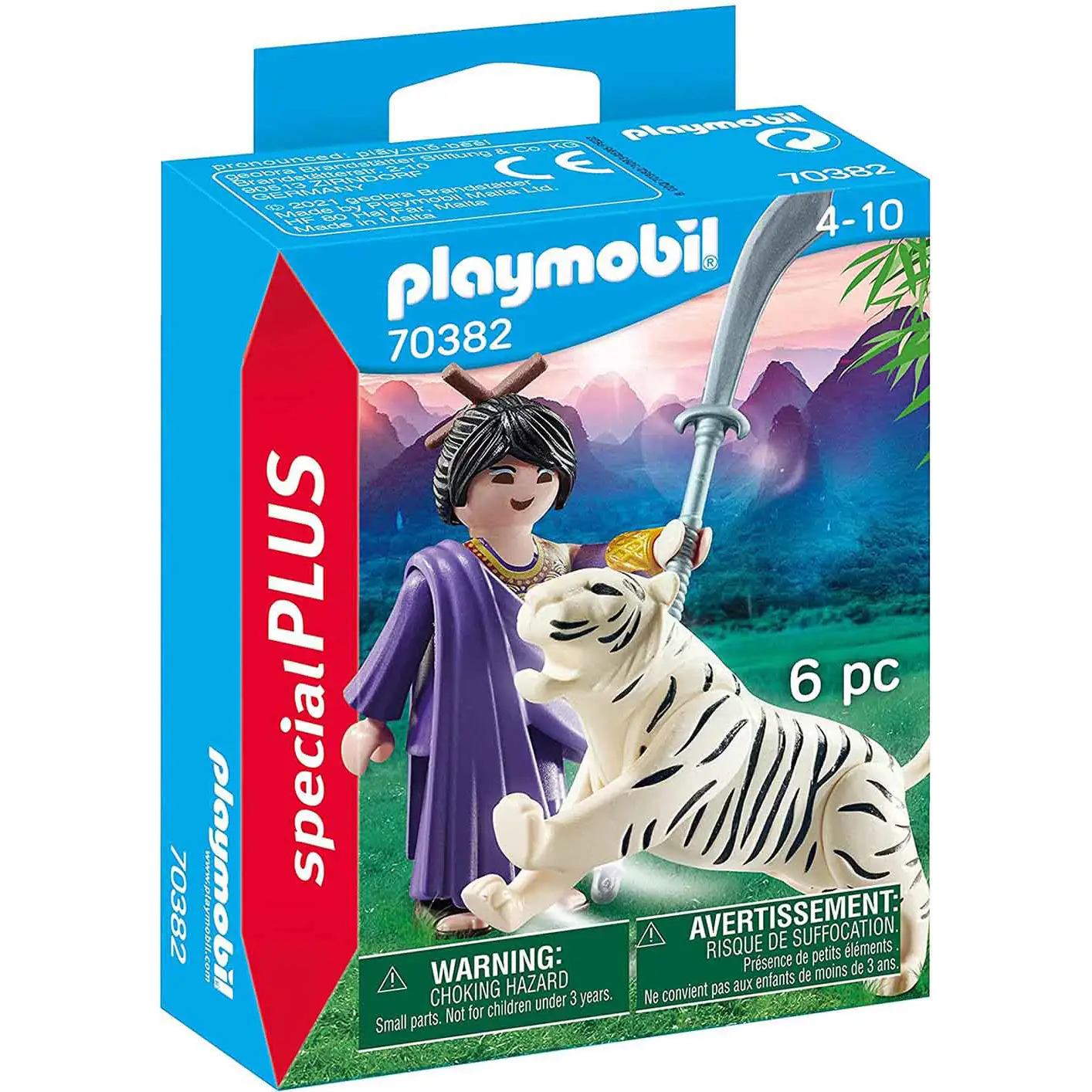 Playmobil City Life - Fighter with Tiger 70382 (for Kids 4