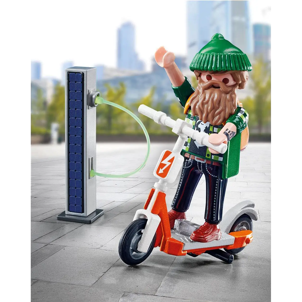 Playmobil City Life Man with E-Scooter 70873 (for Kids 4