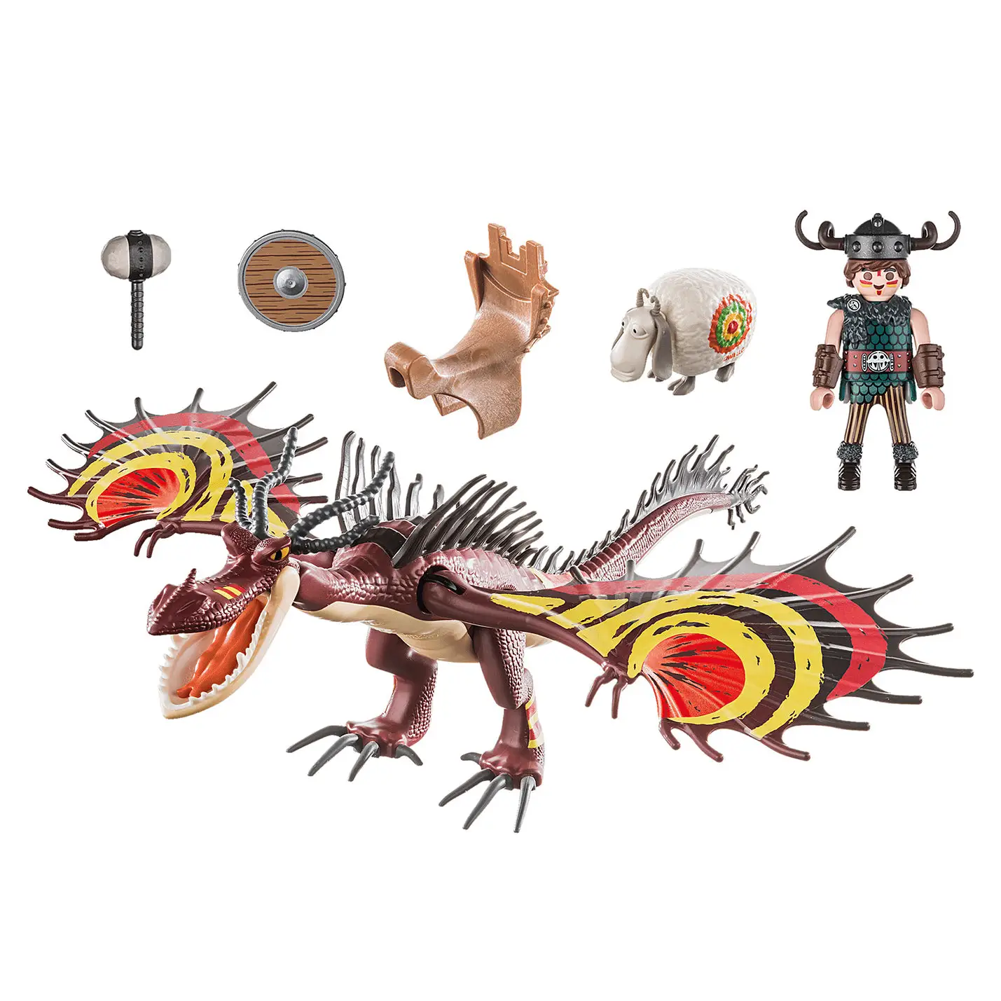Playmobil Dragon Racing: Snotlout and Hookfang 70731 (Kids 4