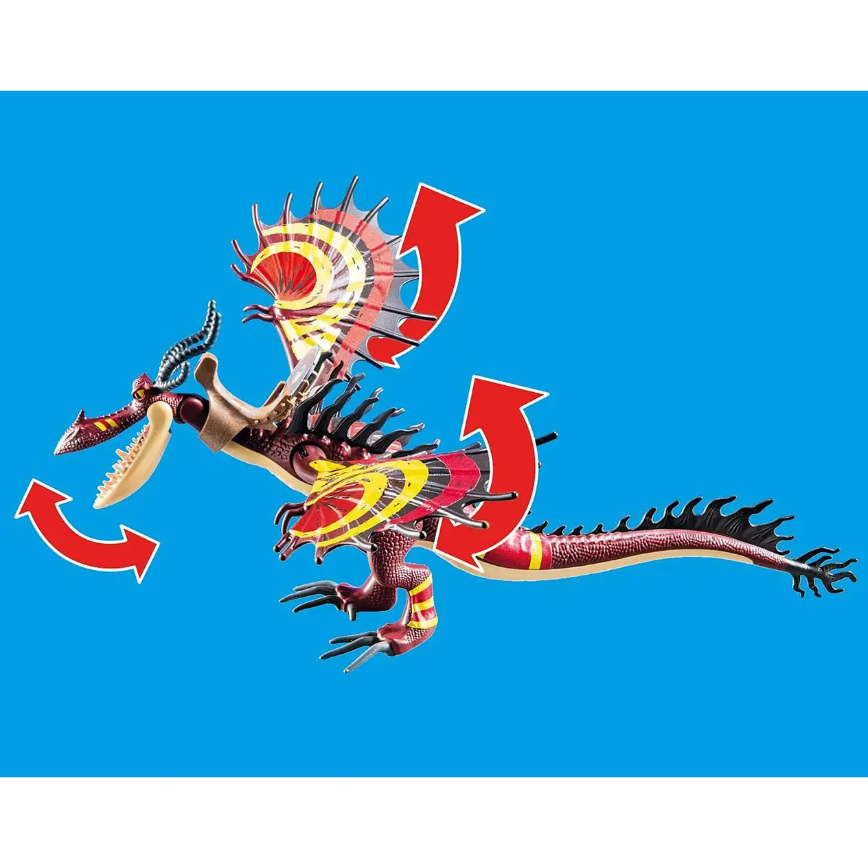 Playmobil Dragon Racing: Snotlout and Hookfang 70731 (Kids 4