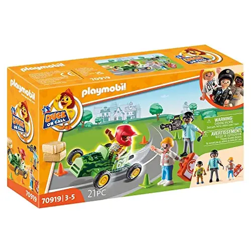 Playmobil Duck On Call - Ambulance Action: Help The Racing
