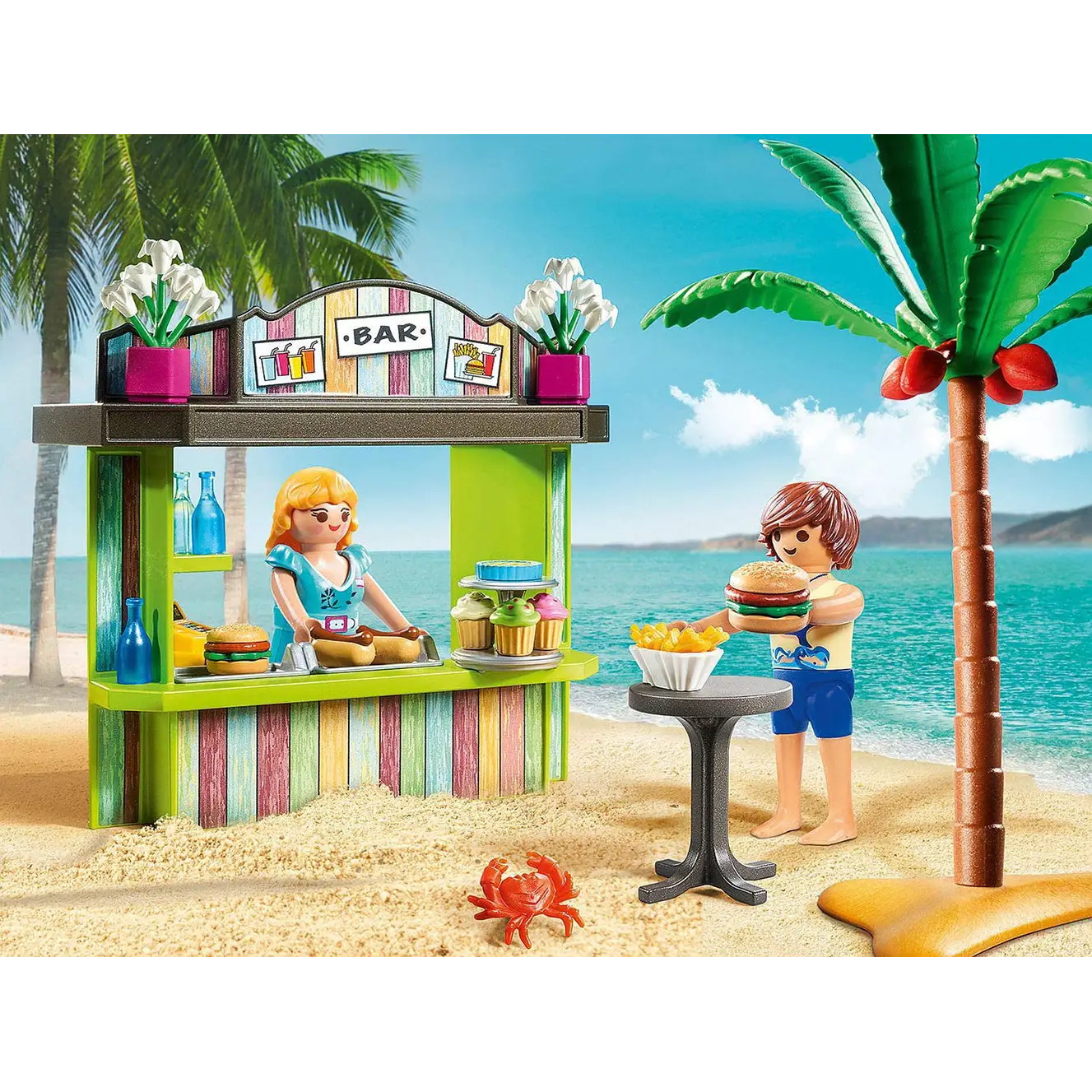 Playmobil Family Fun - Beach Snack Bar 70437 (for Kids 4 yrs