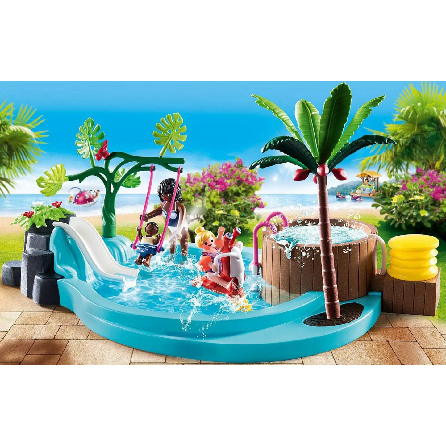 Playmobil Family Fun - Children’s Pool with Slide 70611