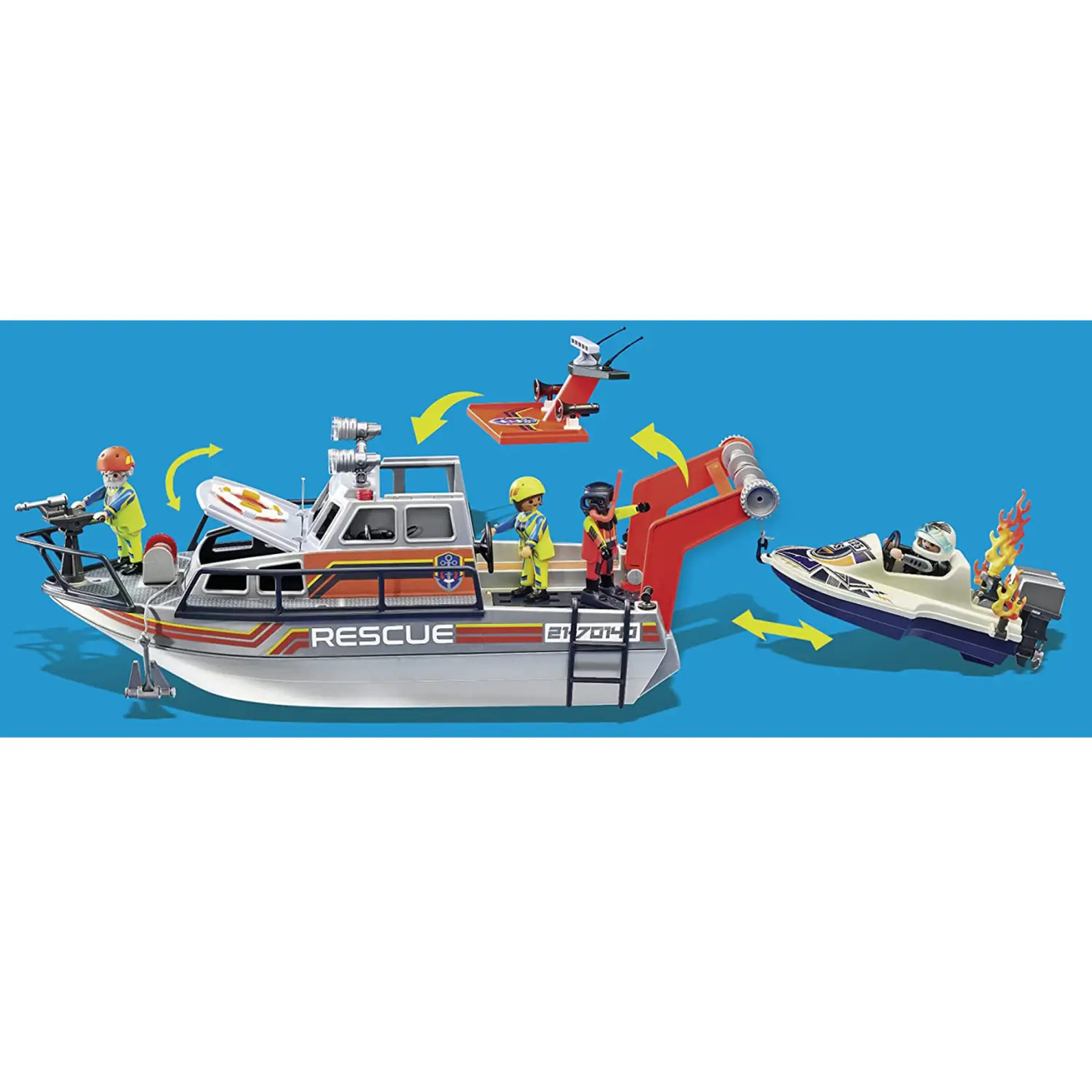 Playmobil Fire Rescue with Personal Watercraft 70140 (for