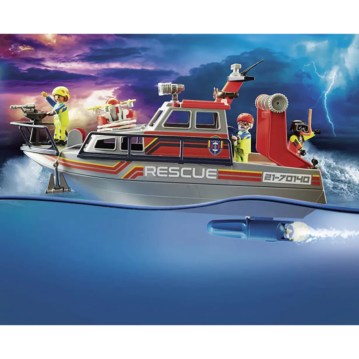 Playmobil Fire Rescue with Personal Watercraft 70140 (for