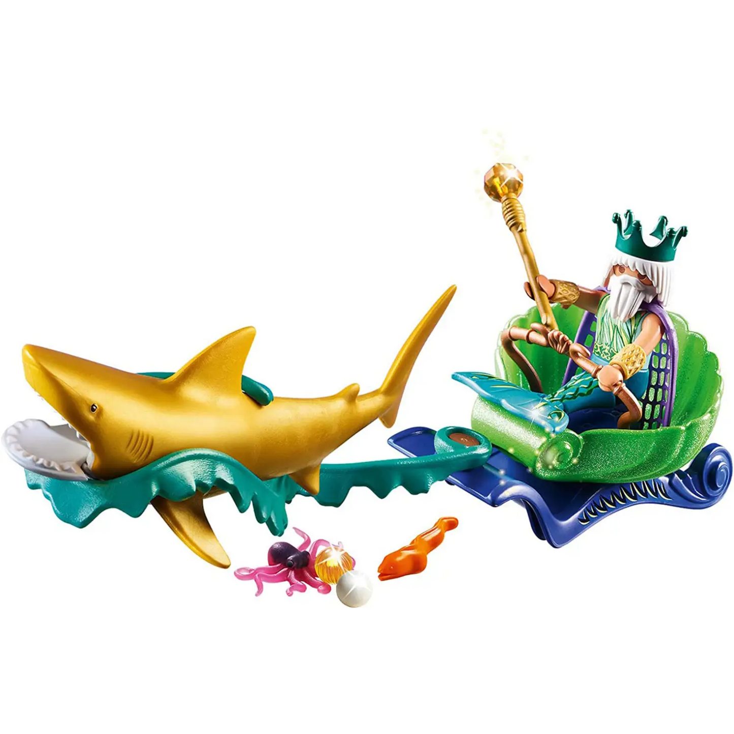 Playmobil Magic - King of the Sea w/ Shark Carriage 70097