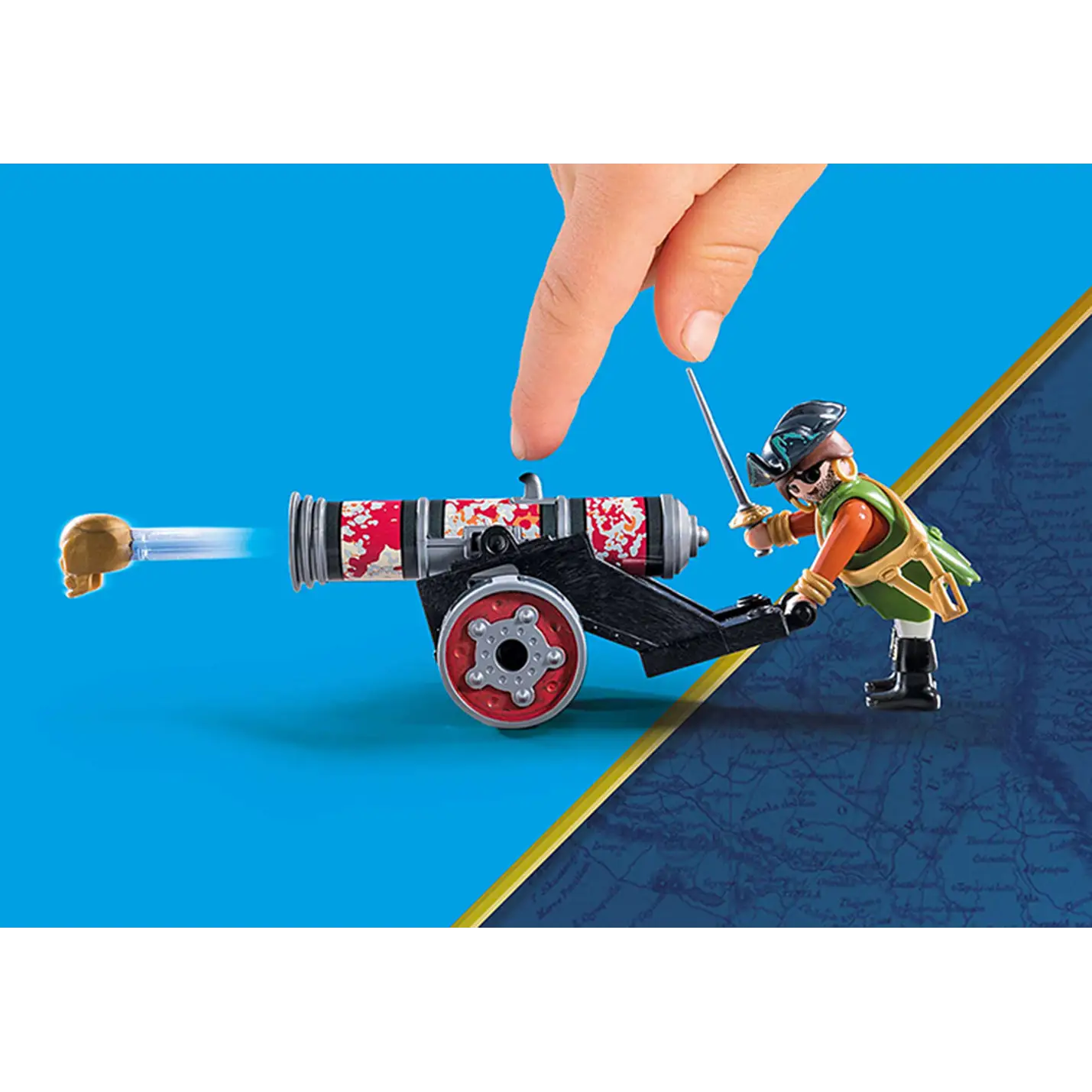 Playmobil Pirates - Pirate with Cannon 70415 (for Kids 5