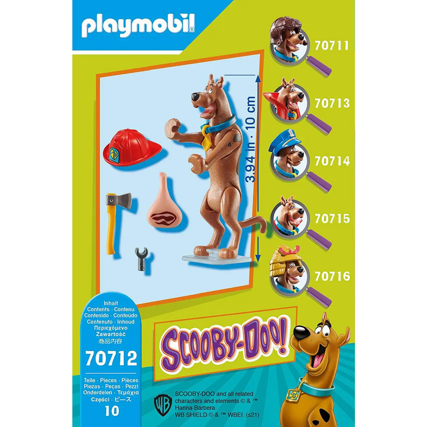 Playmobil Scooby Doo! Collectible Firefighter Figure 70712