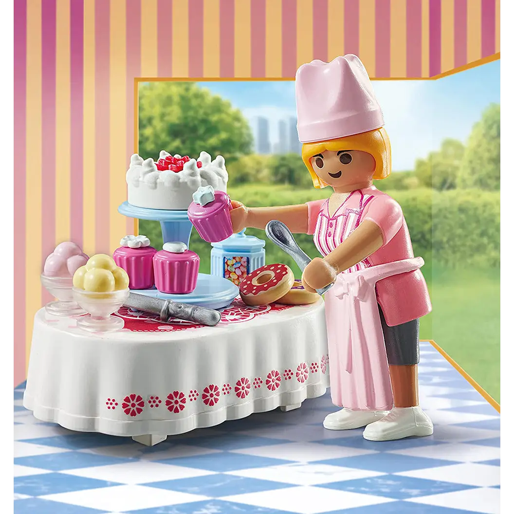 Playmobil Special Plus - Baker with Dessert Table 70381