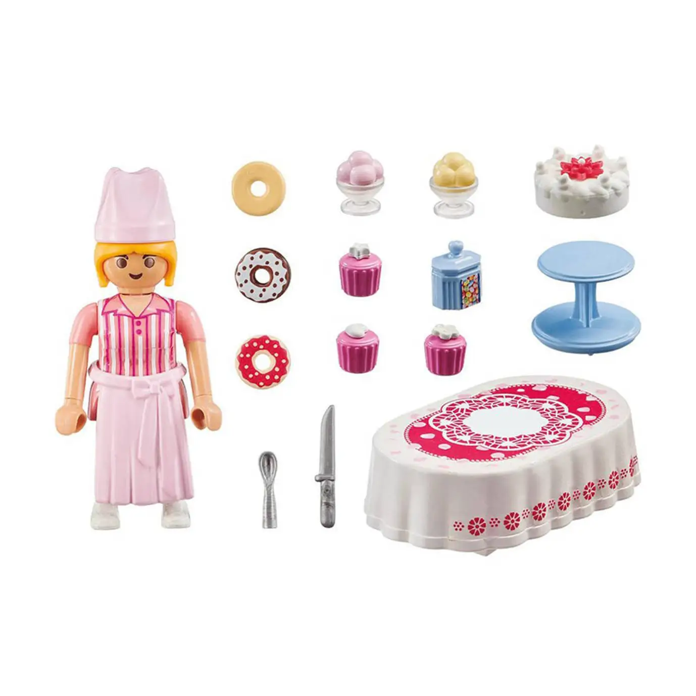 Playmobil Special Plus - Baker with Dessert Table 70381