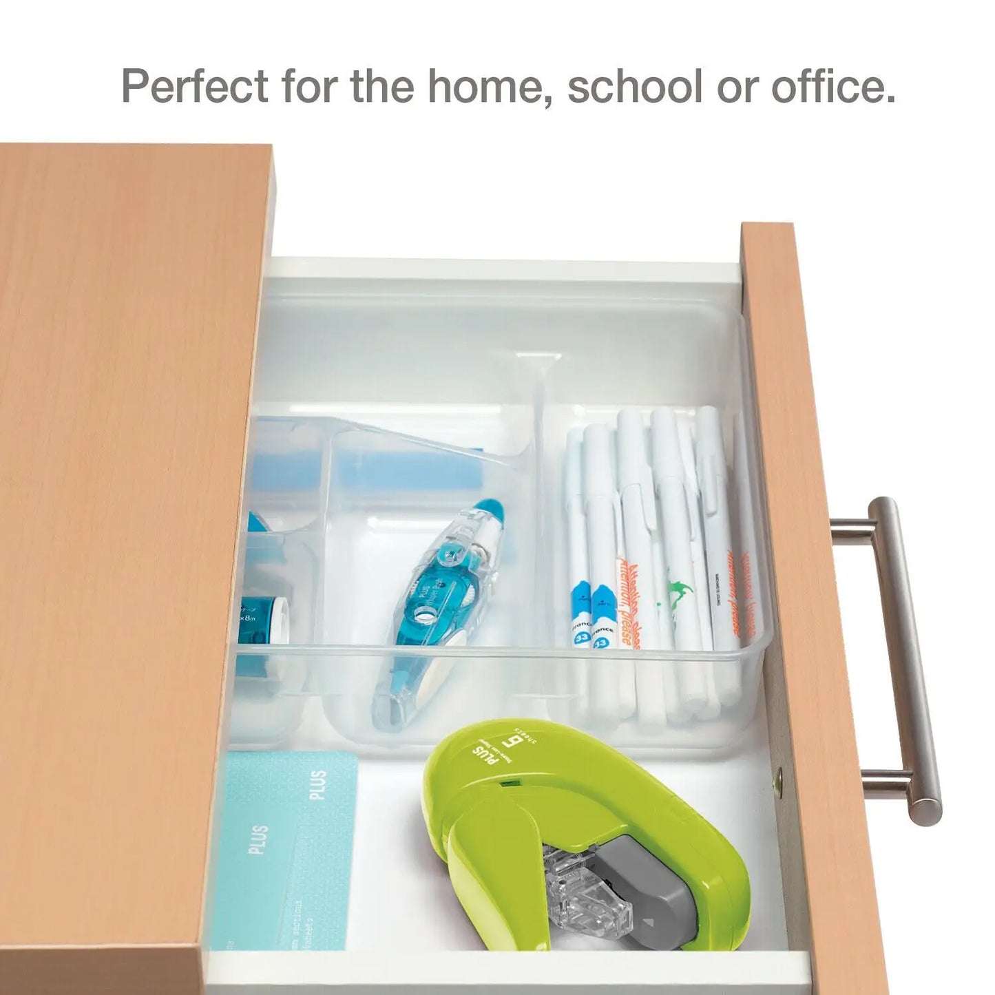 Plus PAPER CLINCH Compact Green Heavy Duty Light Staple Free