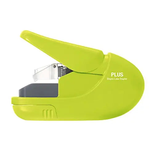 Plus PAPER CLINCH Compact Green Heavy Duty Light Staple Free