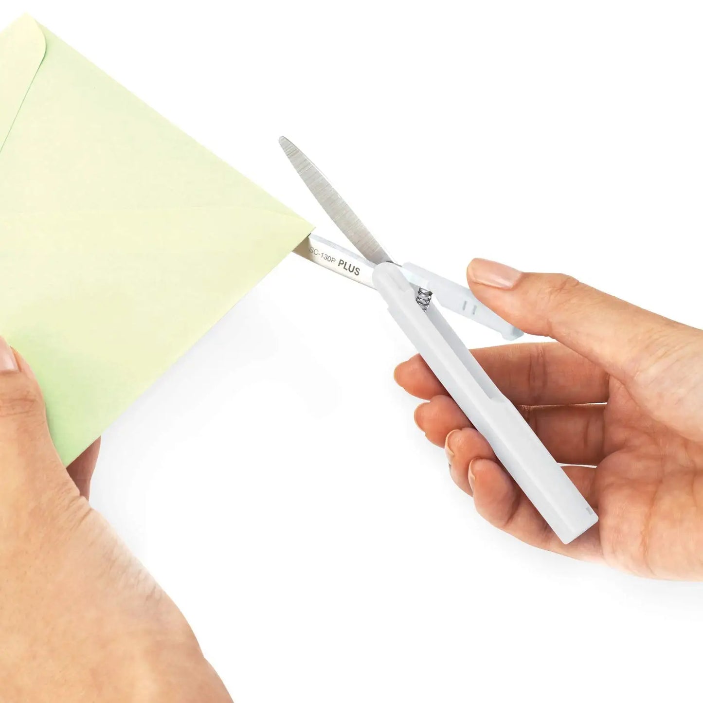 Plus Pen Style Compact Twiggy Scissors White 34609 - Misc