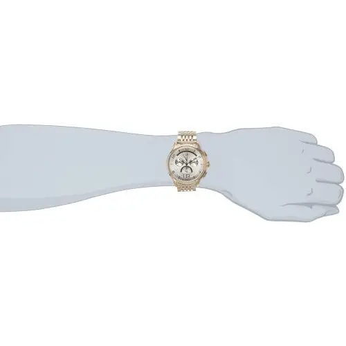S. Coifman Men’s Chrono Quartz Rose Gold Plated Stainless