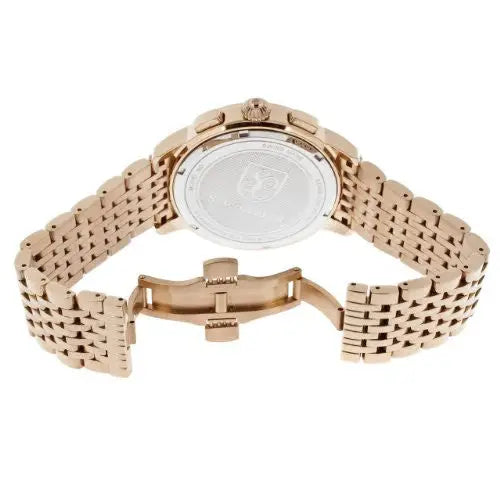 S. Coifman Men’s Chrono Quartz Rose Gold Plated Stainless