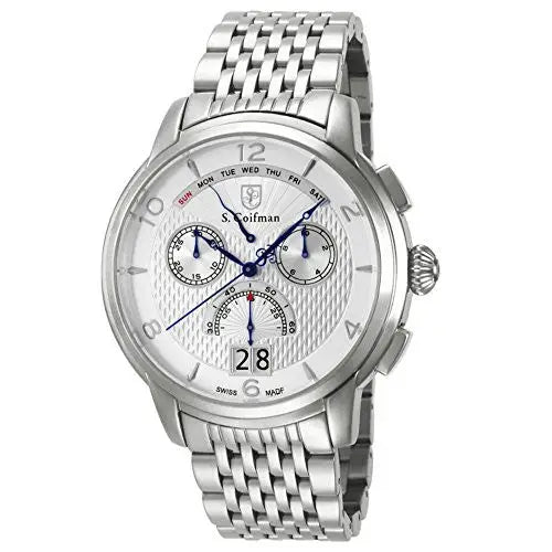 S. Coifman Men’s Chronograph Quartz Date Stainless Steel