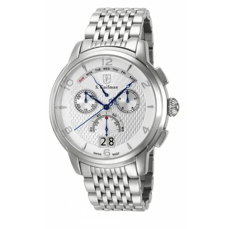 S. Coifman Men’s Chronograph Quartz Date Stainless Steel