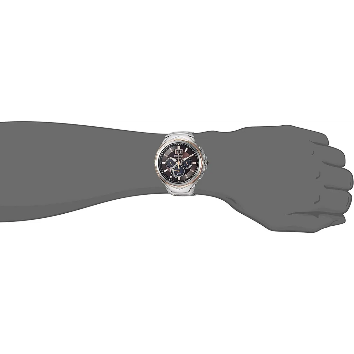 Seiko Men’s ’COUTURA Chronograph’ Quartz Stainless Steel