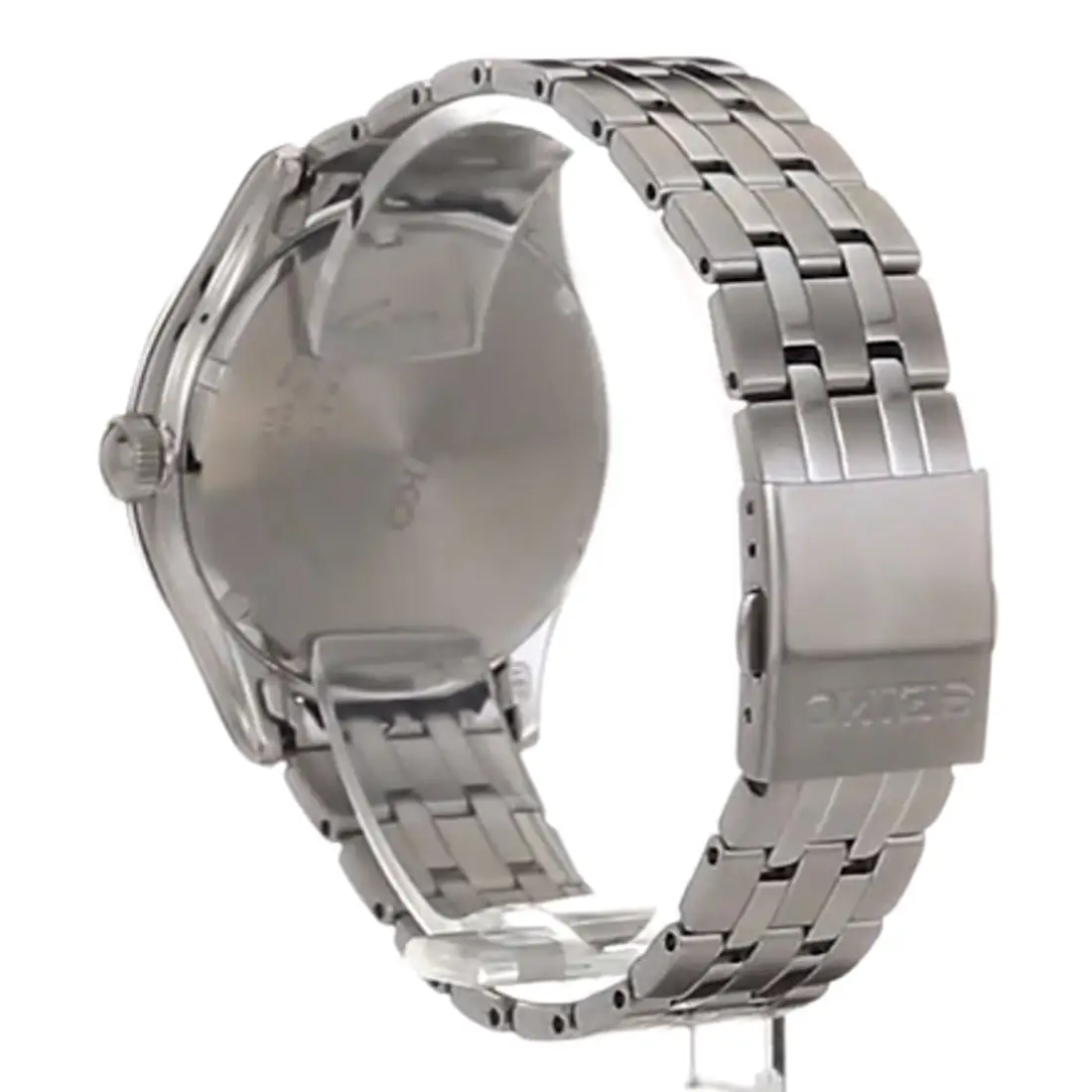 Seiko Men’s Essentials Solar 100m Black Dial Stainless Steel