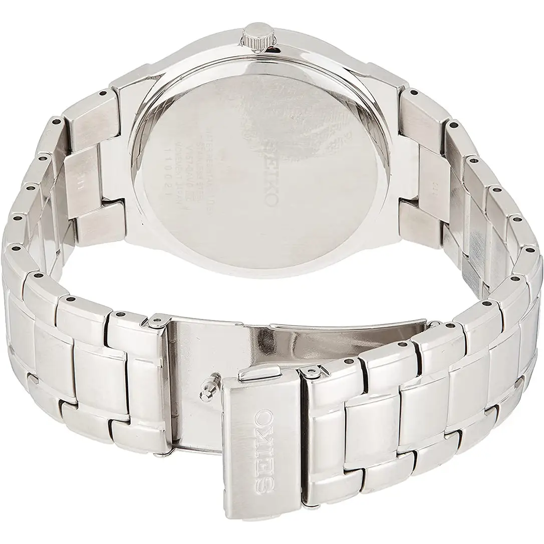 Seiko Men’s Essentials Solar 100m Blue Dial Stainless Steel