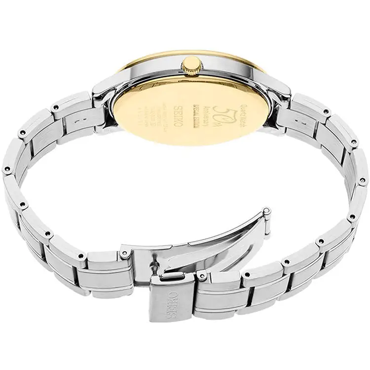 Seiko Men’s Japanese Quartz Stainless Steel Strap Silver