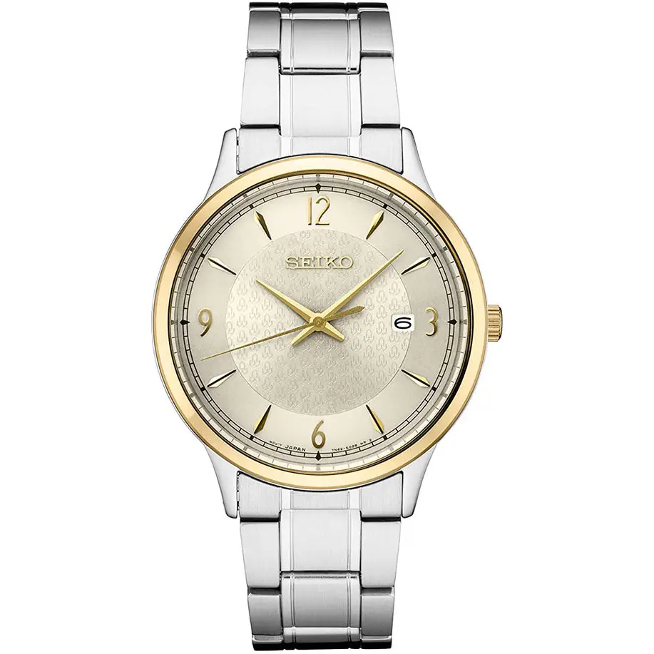Seiko Men’s Japanese Quartz Stainless Steel Strap Silver