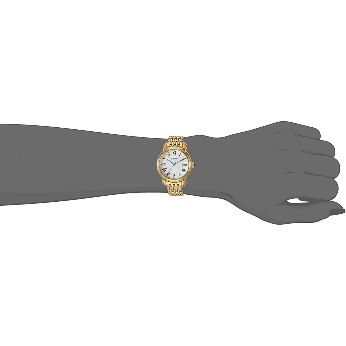 Seiko Women’s Essentials Japanese Quartz Gold Tone Strap 12