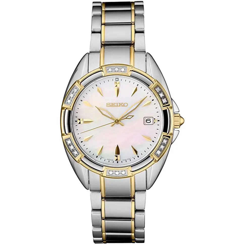 Seiko Women’s Japanese Quartz Stainless Steel Strap Two Tone