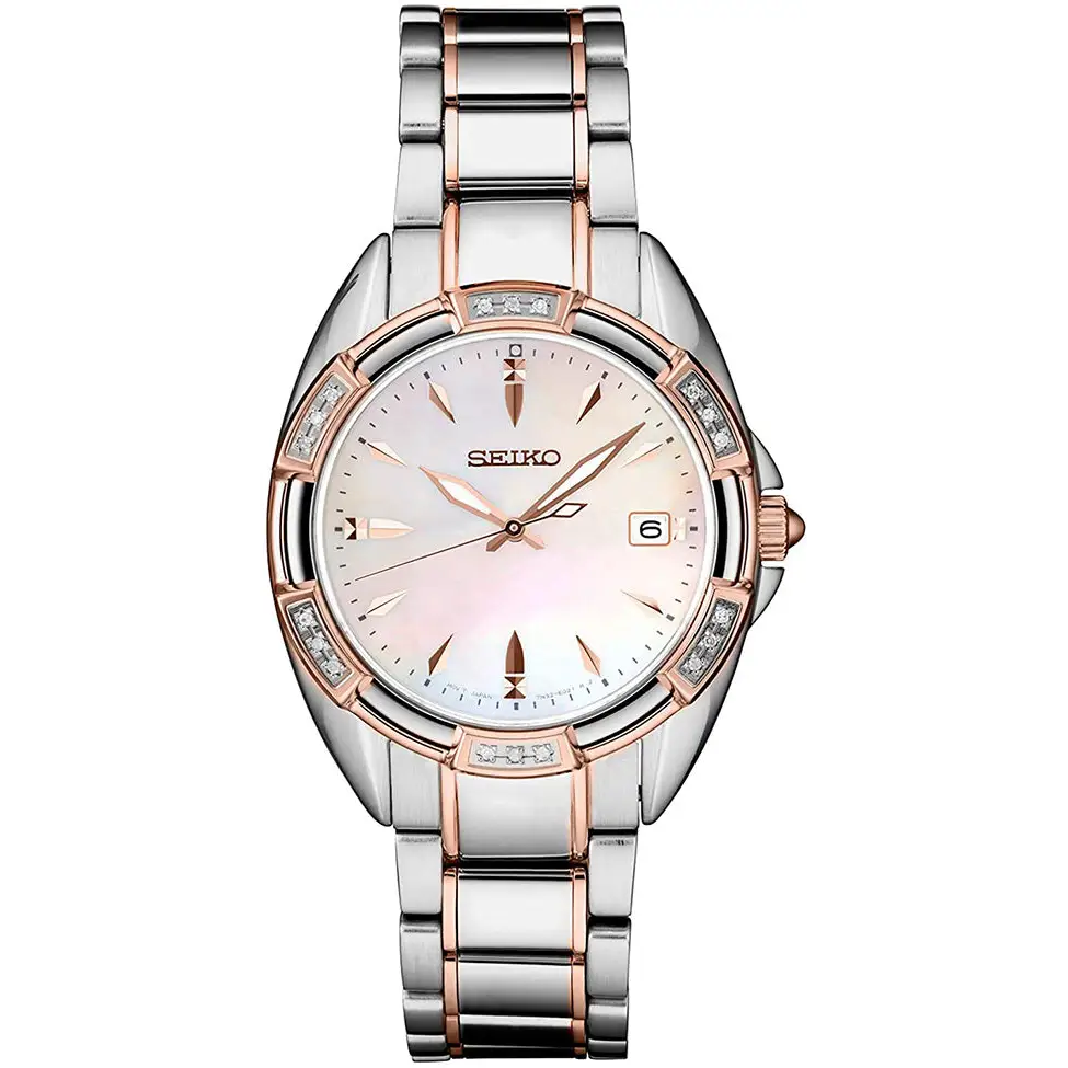 Seiko Women’s Japanese Quartz Stainless Steel Strap Two Tone