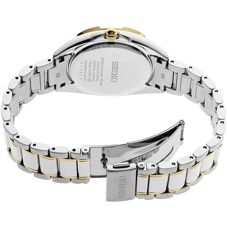 Seiko Women’s Japanese Quartz Stainless Steel Strap Two Tone