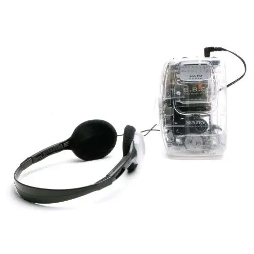 Sentry TR792 Transparent AM/FM Cassette Player - Misc
