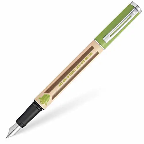 Sheaffer Pop Star Wars Yoda Fountain Pen Chrome Trim &