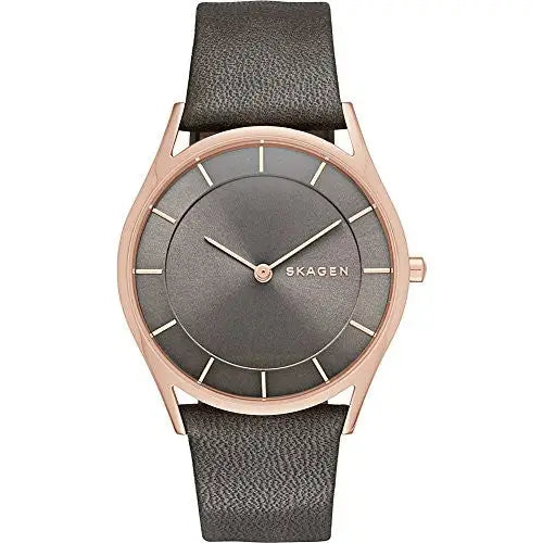 Skagen Women’s Holst Slim Analog Quartz Rose Gold Grey