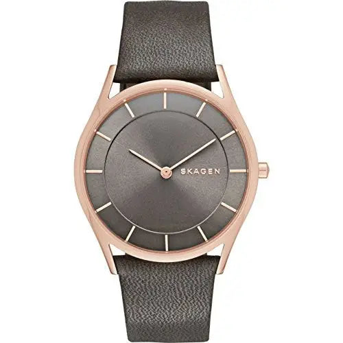 Skagen Women’s Holst Slim Analog Quartz Rose Gold Grey
