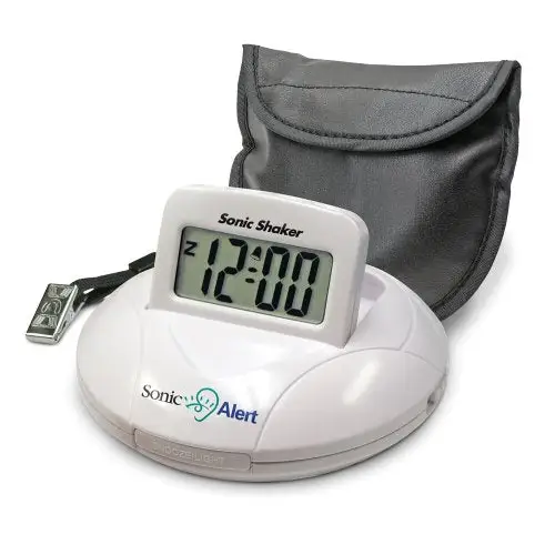 Sonic Alert Sonic Boom Portable Vibrating Alarm Clock SBP100