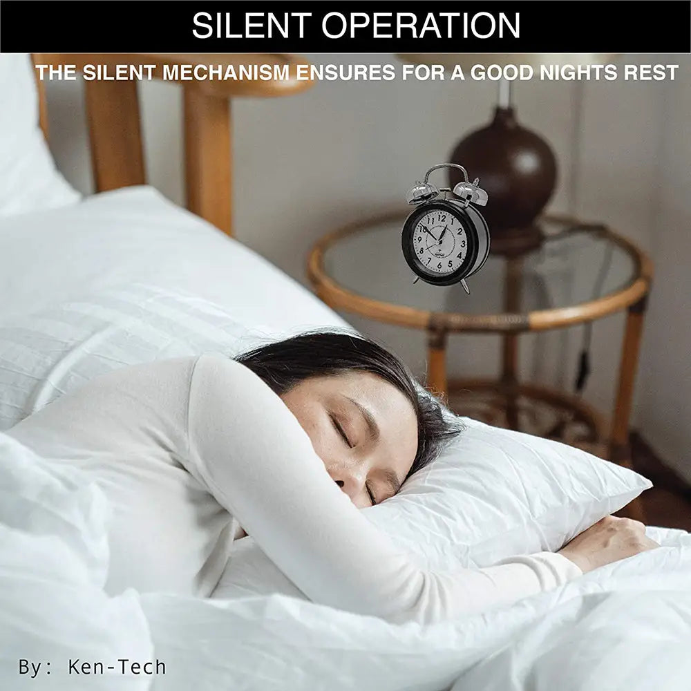 Sonnet Atomic Snooze Bell Alarm Clock T-4678 - Misc