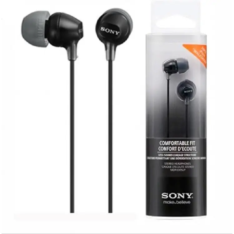 Sony Lightweight Corded In-Ear Headphones (Black)