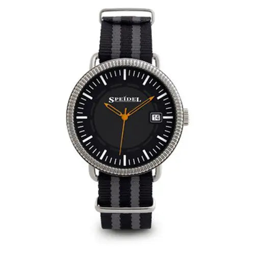 Speidel Men’s Can Edge Collection Stainless Steel Black/Grey