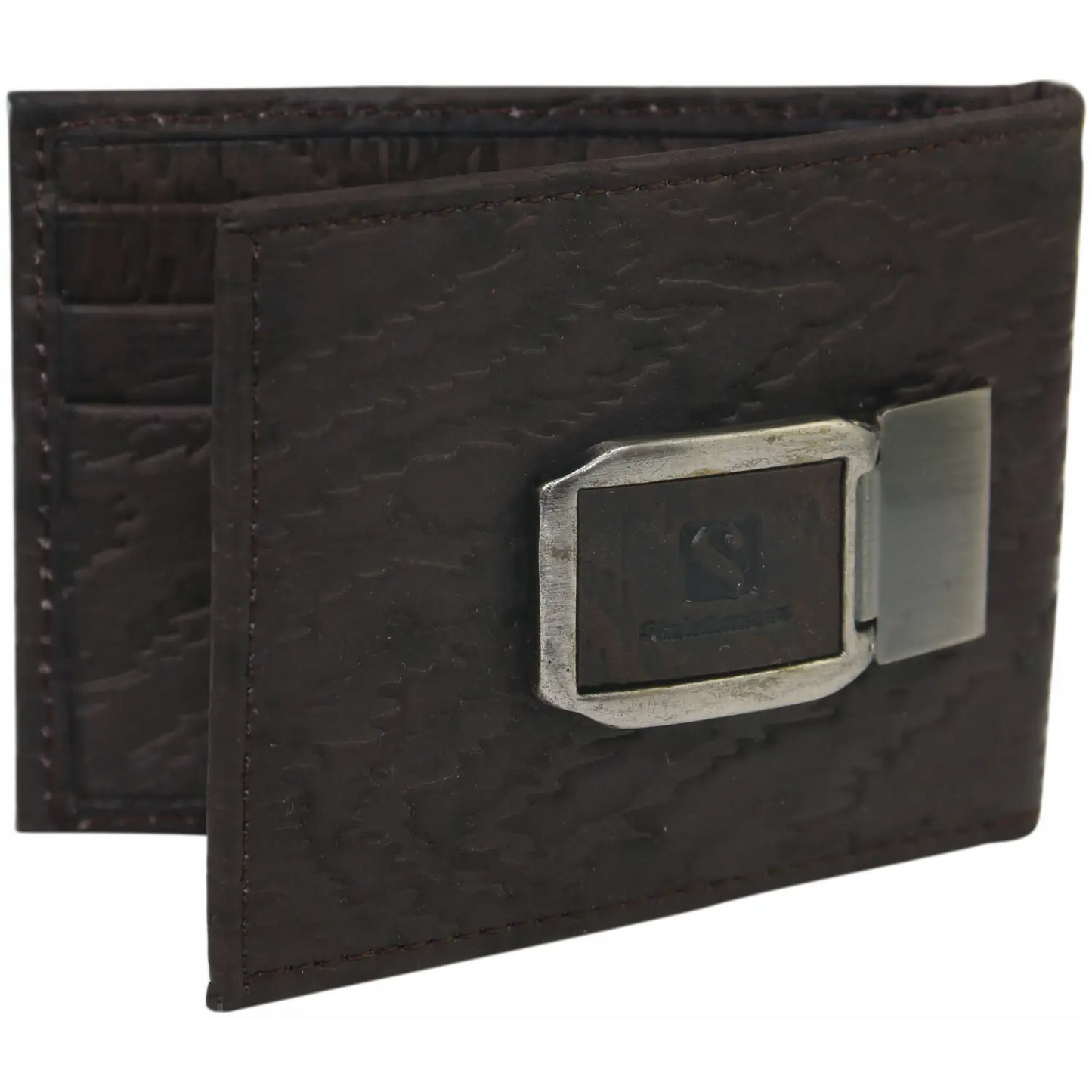 Steinhausen Men’s Ultra-Thin Brown Leather ID Holder