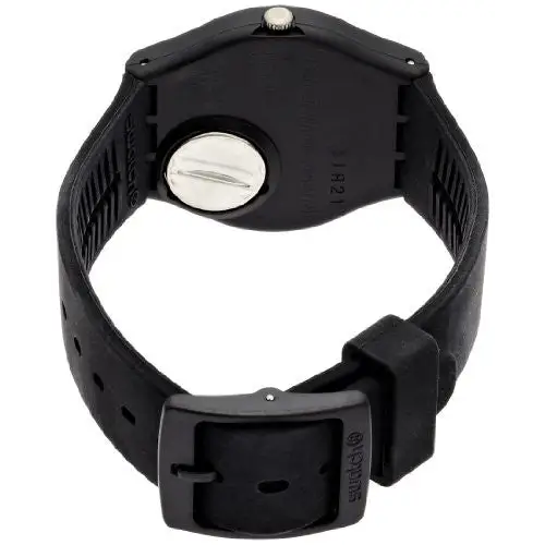 Swatch Generation 27 Red Dial Black Silicone Ladies Watch
