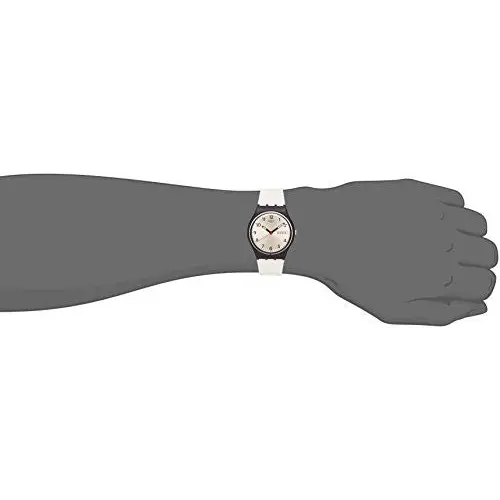 Swatch Unisex White Delight Analog Quartz Blue White