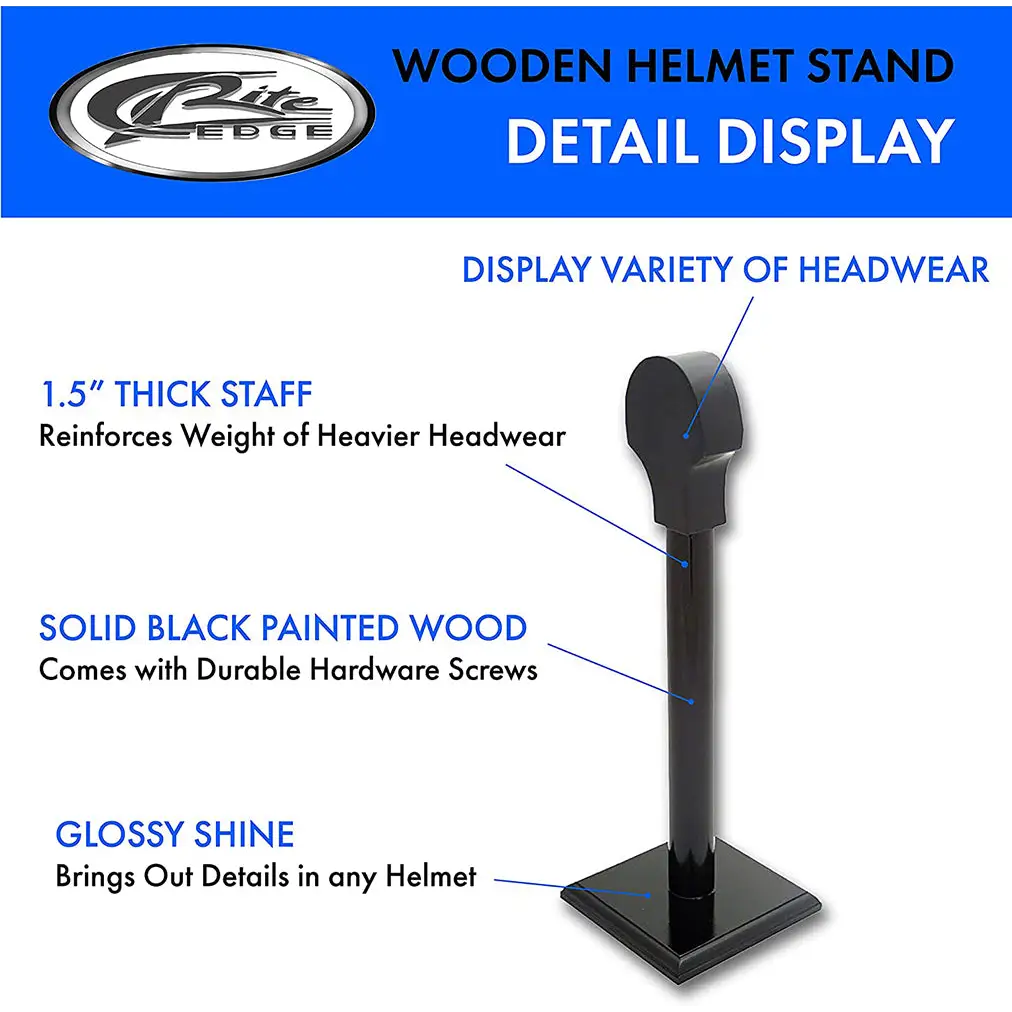 SZCO Supplies 910942 Wooden Helmet Stand - Misc