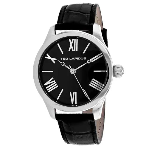 Ted Lapidus Men’s Classic Quartz Stainless Steel/Black