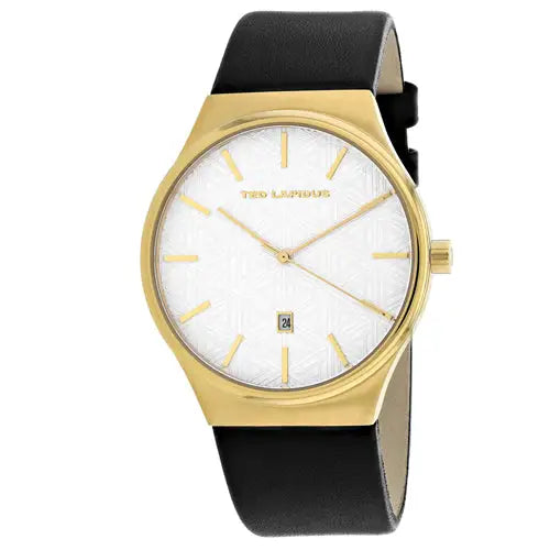 Ted Lapidus Men’s Classic Quartz Stainless Steel/Black