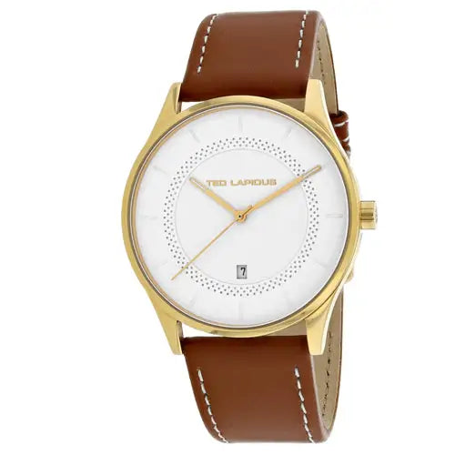 Ted Lapidus Men’s Classic Quartz Stainless Steel/Brown