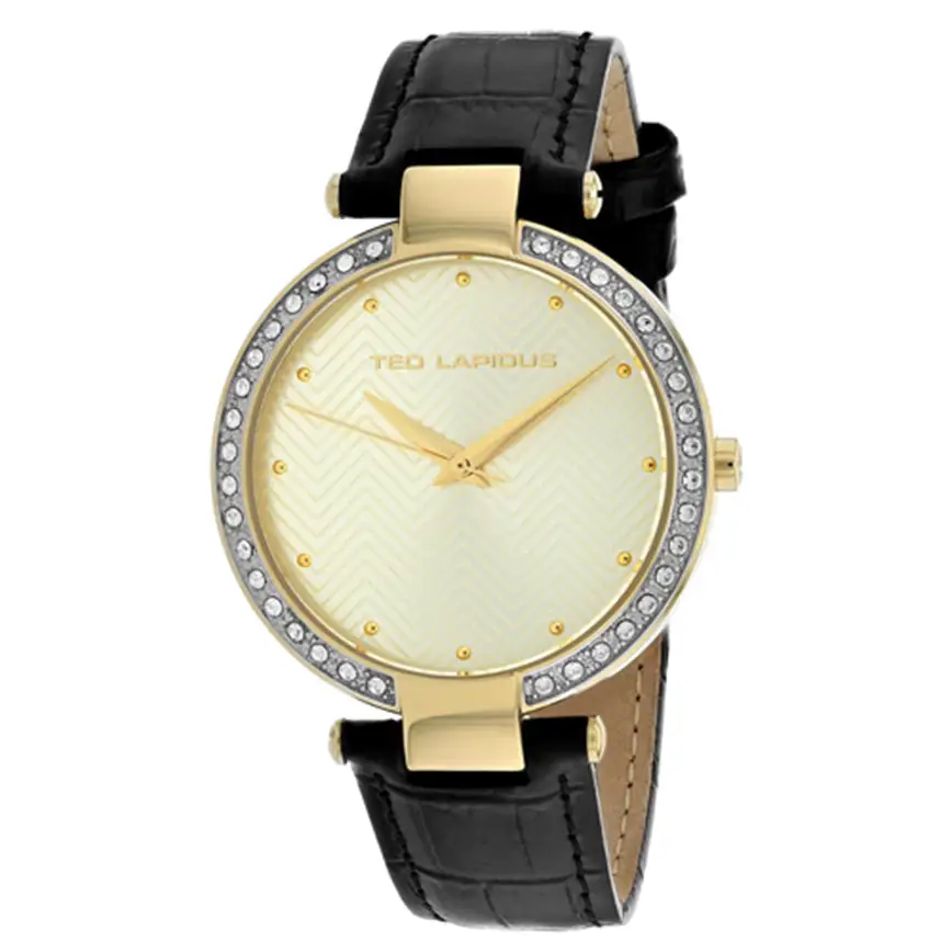 Ted Lapidus Women’s Classic Quartz Stainless Steel/Black