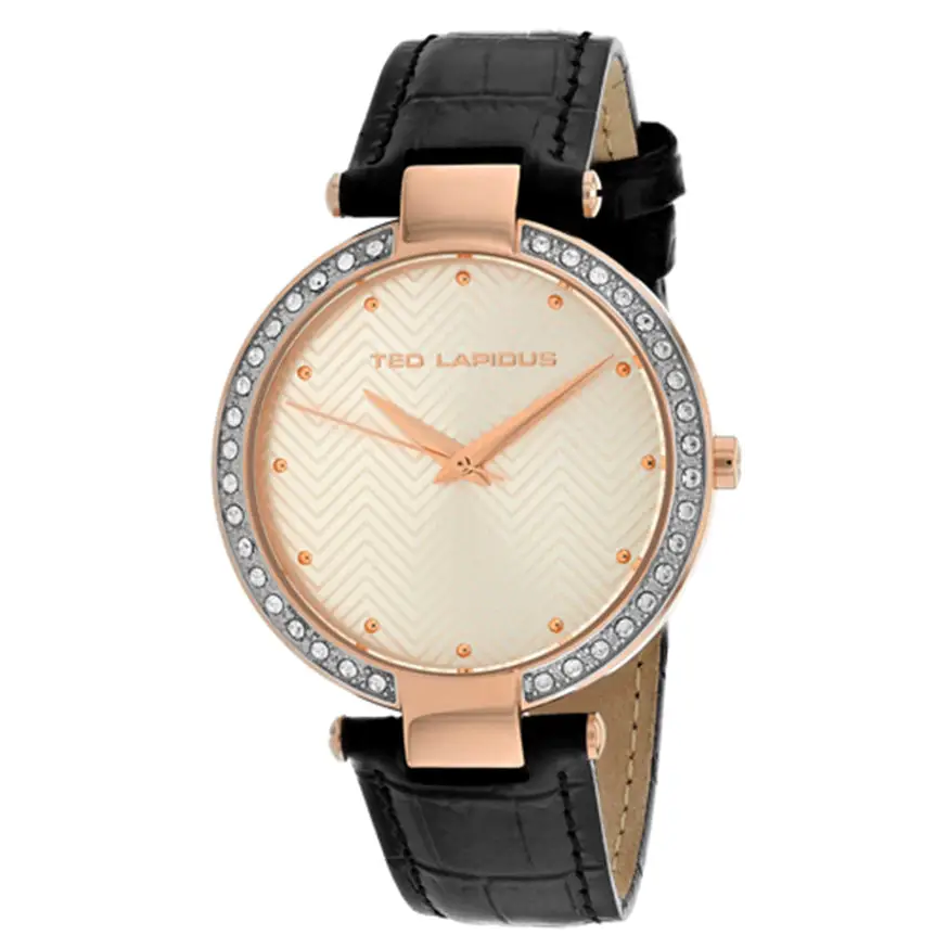 Ted Lapidus Women’s Classic Quartz Stainless Steel/Black
