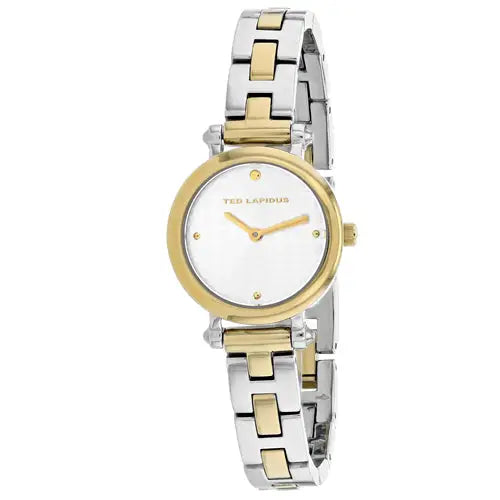 Ted Lapidus Women’s Classic Quartz Two Tone Stainless Steel